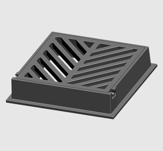 Road gully grating